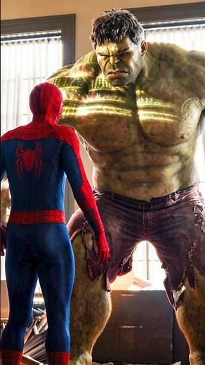 HULK, YOU'RE SO BIG! 🕸️ Spider, Hulk and The Punisher 🟢 Spider-man 4 (2026) #movies #shorts