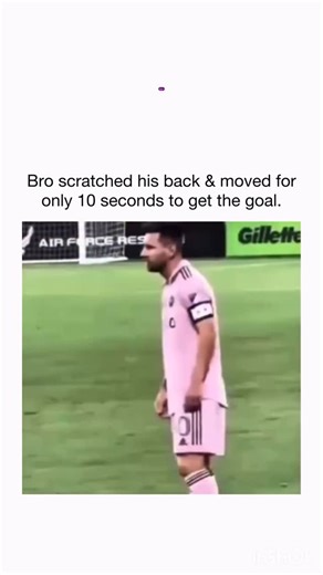 SDG on Instagram: "During an Inter Miami match, Messi stood alone on the field, completely relaxed, almost as if time had slowed down. For a couple of minutes he scratched his back and let the game flow around him, drawing no attention and showing nothing of what was coming. Opponents and spectators alike could not imagine he was about to create magic because his calmness looked almost ordinary. But Messi sees the game differently, and every subtle movement is part of a plan only he understands.