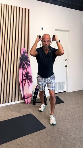 Tricep Extension/Band-Vertical Grip