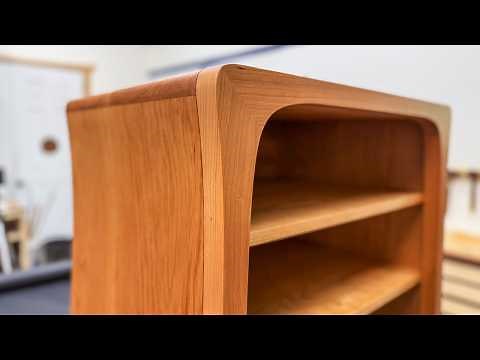 Your woodworking curves suck! Building a curved bookcase the right way.