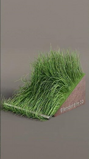 Satisfying Blender Hair Physics - 100,000 Grass!