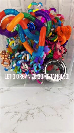 Let’s De-Stress & Organize My TANGLE Collection! #tangle #tanglecreations #fidgettoys #fidgets #organize #fyp
