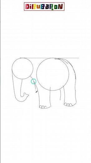 Dibujando elefante paso a paso | Tutorial para todos