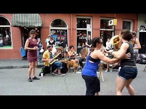 Tuba Skinny plays "Some Day I'll Be Gone Away" on Royal St 4/16/12 - MORE at DIGITALALEXA channel
