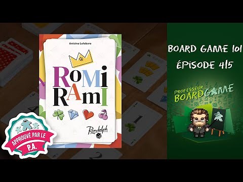 Board Game 101 (EP415) Romi Rami - Rules and Review