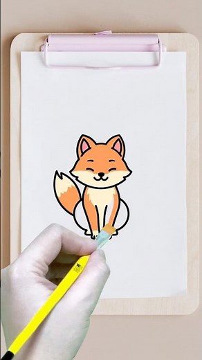 How to Draw a Fox | Easy Drawing tutorial
