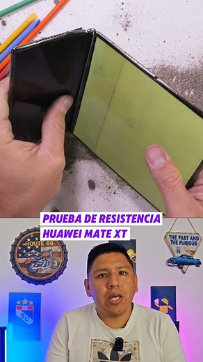 911K views · 8K reactions | Prueba de resistencia del Huawei Mate XT #HUAWEIMATEXT #MATEXT #Huawei #pruebaderesistencia #celulares #smartphone #jerryrigeverything | Carlos Meneses | Facebook