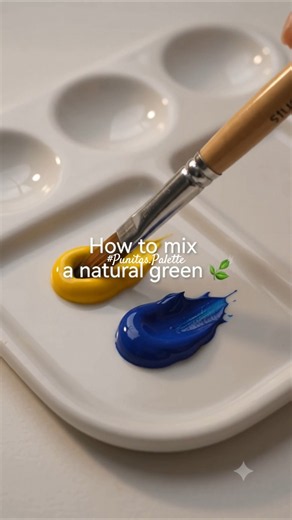 🌿 🎨💚 A simple 3-step colour-mixing tip every artist should know #short
