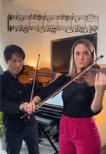 Albinoni’s beautiful Adagio, arranged for two violins, is included in our Book No. 2, together with ten more classical themes for violin duo. It’s truly a pleasure to play. 🎶