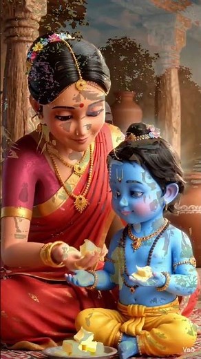 Little Krishna Cute Moments 🐄💙 | Makhan Chor Bal Gopal 4K #radhakrishna