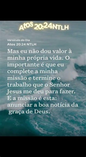 cumprir a missão que Deus...#fe #jesus #jesuseuteamo