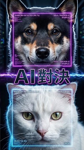 黑柴與白貓的 AI 對決！YOLO 偵測與去背實測