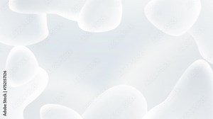 Digital wallpaper featuring white abstract shapes in dynamic motion, creating a serene and elegant background perfect for a calming atmosphere projects.