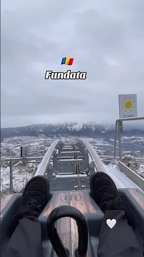 Alpine Roller Coaster in Romania 😲 Fundata 🇷🇴 #romania #fundata #travel #europe #visitromania