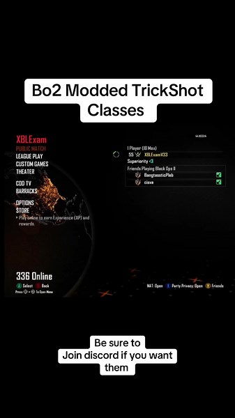 Bo2 Modded TrickShot Classes Revealed