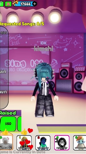One of my favorite songs!! #roblox #karaoke #singit