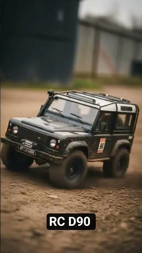 🚙💨 RC Defender D90 in Deep Mud Madness! 🌧️ | Unstoppable Power! 💪