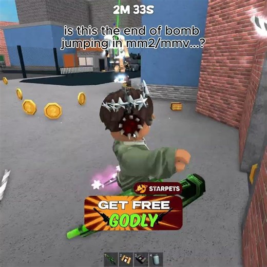 the end of bomb jumping in mm2 and mmv... #mm2 #roblox #murdermystery2