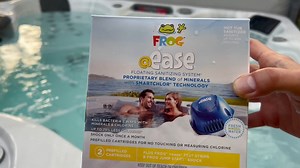 1.8K views · 11 reactions | Set  it  and  forget  it  That’s the FROG @ease way! ✨ Ready to make hot tub water care super easy? Find a FROG retailer near you: https://bit.ly/3T1z43Q | FROG Water Care for Pools, Hot Tubs and Swim Spas | Facebook