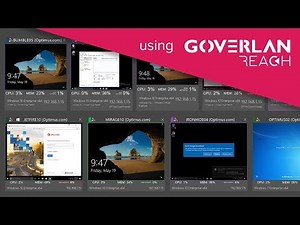Remote Control: Monitor live screens and a group of computers in a single Support Admin view