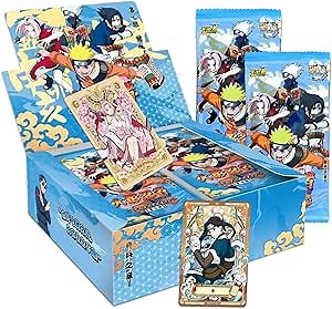 NarutoNinja Cards Booster Box(150 Cards) Official Anime TCG CCG Collectable Playing/Trading Card Pack 30 Packs - 5 Cards/Pack