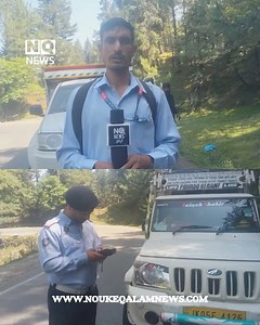 Gulmarg Highway: Traffic Police Enforce Strict Challan Measures for Violations; Tourists Laud Kashmir’s Scenic Splendor and Local Hospitality | NQ News Urdu