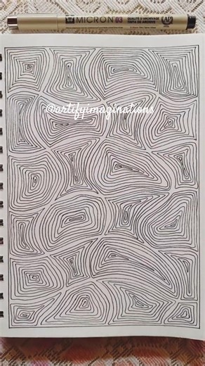 Easy page filler #zentangle