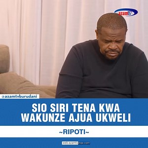 Wakunze kala matukio bandika bandua...hajapumzika vizuri, kala kitu kizito kutoka kwa mnayama mrefu 🥲 #RipotiSeries @jb_jerusalemfilms @ivan_wakunze @veekashera | AzamTV Burudani