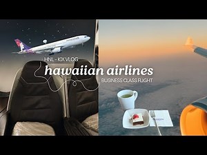 Hawaiian Airlines Business Class Review | Honolulu to Osaka (HNL - KIX) ✈️🌺