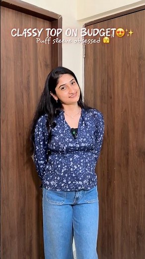 This Puff Sleeve Top is SO Classy 😍 Budget Fashion Find 💖