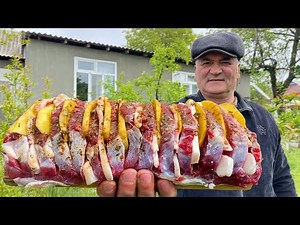 Few people cook beef this way! A delicious dinner with the simplest ingredients. Village life