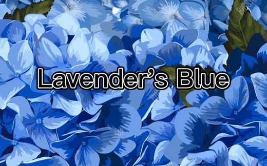 Lavender's Blue 英文儿歌 原唱版及伴奏版