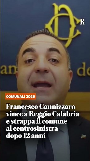 Cannizzaro vince a Reggio Calabria e strappa il comune al centrosinistra dopo 12 anni