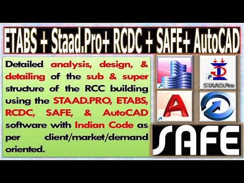 Expert in Sub & Super Structure : RCC Building Analysis and Design and Detailing