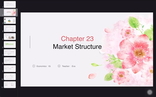 IG 经济学 Alevel经济 Market Structure
