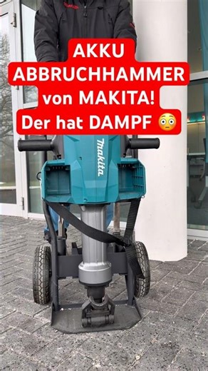 Das TEIL hat POWER! 😳MAKITA 2x 40V HM004G Akku ABBRUCHHAMMER im SPEED CHECK! #shorts #diy