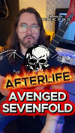 AVENGED SEVENFOLD AFTERLIFE #guitar #metal #thrashmetal #guitarlesson #guitartutorial #rock