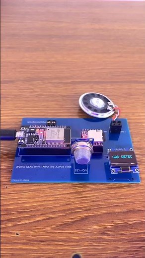 GAS Detector system with ESP32 using Audio AlertSend