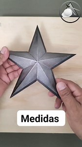 Medidas para la Plantilla para una estrella de 5 puntas, Fácil. #construction #taller #AprendizIndustrial #herreria #reels | Aprendiz Industrial