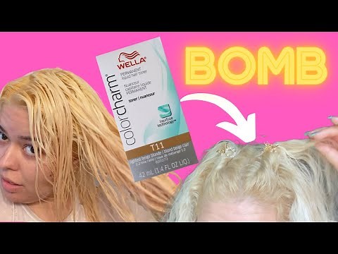 Toning my hair using Wella T11