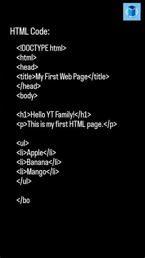 Implementation Of Unordered List | HTML Basic Code | Unitron Empire #coding #html #programming