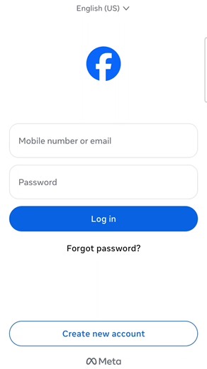 شیوه‌های ایجاد حساب فیسبوک بر روی گوشی