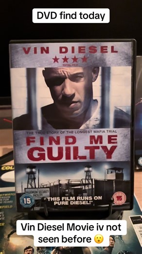 Vin Diesel Movie Find Me Guilty 2006 Not seen this one 😮 dvd find today, In the late 1980s, a low level gangster named Jackie DiNorscio defends himself in court in what became the longest criminal trial in American judicial history. #findmeguilty #dvds #vindiesel