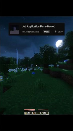 Minecraft SCARIEST MODS EVER: Job Application FORM