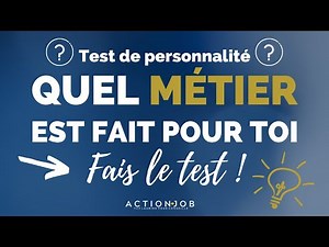 WHAT JOB AM I CUT OUT FOR? PERSONALITY TEST #1