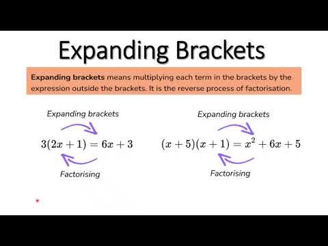 How to expand brackets