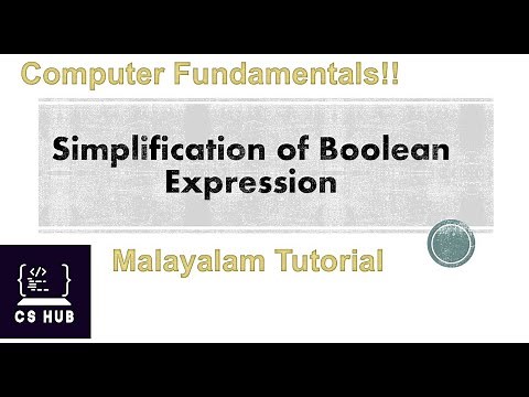 Simplification of Boolean Expressions | Examples | Algebraic Method