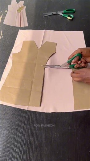 The Fastest Way to Cut a Perfect Pleated Dress