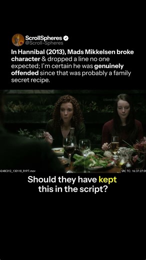 I Don't Think This Line Was In The Script - Hannibal (2013)