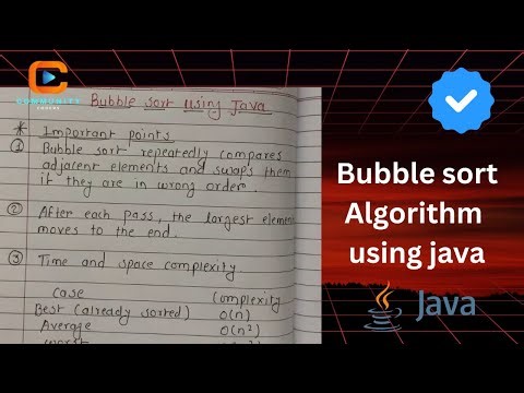 Bubble Sort Algorithm Using Java, Java Tutorial, DSA With Java, Bubble Sort Explained